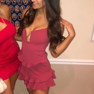 Hello molly Pink mini dress